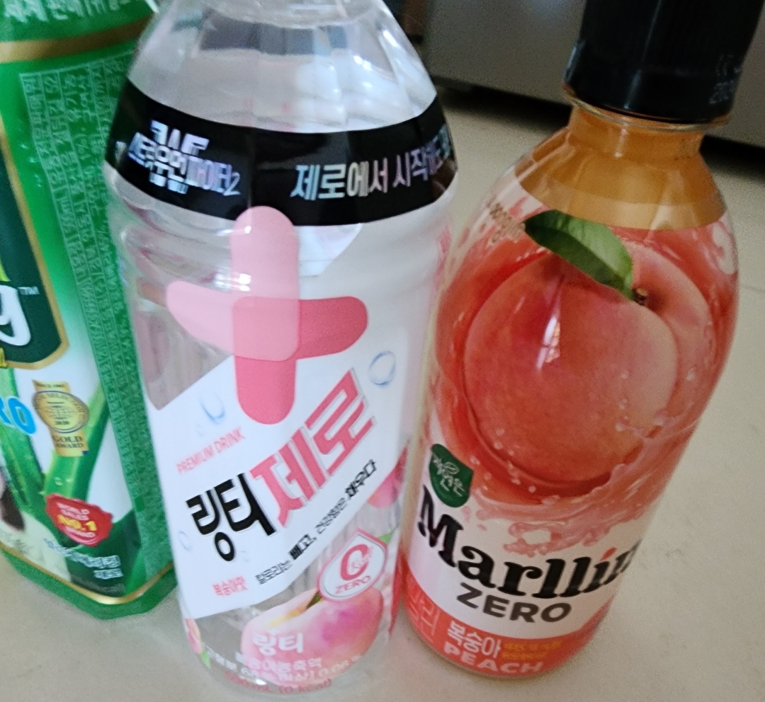 (1+1, 2개묶음)링티)제로복숭아P500ml | 배민스토어